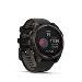 fenix 8 - 47mm, Sapphire Solar, Carbon Gray DLC Titanium DLC, Black/Pebble Gray band