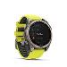 fenix 8 - 47mm, Sapphire Solar, Titanium, Yellow/Graphite band