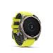 fenix 8 - 47mm, Sapphire Solar, Titanium, Yellow/Graphite band