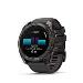fenix 8 - 51mm, AMOLED, Sapphire, Carbon Gray DLC Titanium, Black/Pebble Gray band