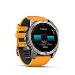 fenix 8 - 51mm, AMOLED, Sapphire, Titanium, Spark Orange/Graphite band