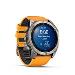 fenix 8 - 51mm, AMOLED, Sapphire, Titanium, Spark Orange/Graphite band