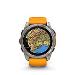 fenix 8 - 51mm, AMOLED, Sapphire, Titanium, Spark Orange/Graphite band