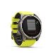 fenix 8 - 51mm, Sapphire Solar, Titanium, Amp Yellow/Graphite band
