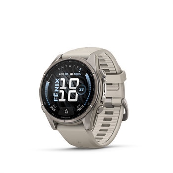 fenix 9 - 43mm, AMOLED, Sapphire, Titanium, Fog Gray band