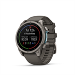 fenix 9 - 47mm, AMOLED, Sapphire, Titanium, Pebble Gray band