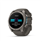 fenix 9 - 51mm, AMOLED, Sapphire, Titanium, Pebble Gray band