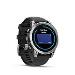 fenix E - 47mm, AMOLED, Stainless Steel/Graphite, Black band