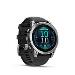 fenix E - 47mm, AMOLED, Stainless Steel/Graphite, Black band