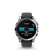 fenix E - 47mm, AMOLED, Stainless Steel/Graphite, Black band