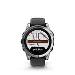 fenix E - 47mm, AMOLED, Stainless Steel/Graphite, Black band