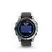 fenix E - 47mm, AMOLED, Stainless Steel/Graphite, Black band