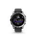 fenix E - 47mm, AMOLED, Stainless Steel/Graphite, Black band