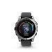 fenix E - 47mm, AMOLED, Stainless Steel/Graphite, Black band