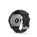 fenix E - 47mm, AMOLED, Stainless Steel/Graphite, Black band