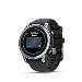 fenix E - 47mm, AMOLED, Stainless Steel/Graphite, Black band