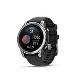 fenix E - 47mm, AMOLED, Stainless Steel/Graphite, Black band