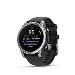 fenix E - 47mm, AMOLED, Stainless Steel/Graphite, Black band