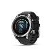 fenix E - 47mm, AMOLED, Stainless Steel/Graphite, Black band