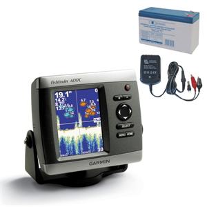 FishFinder 400C + nabíjačka a akumulátor