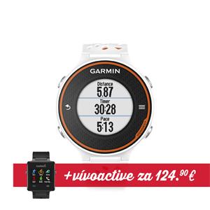Forerunner® 620 HRM-Run White/Orange + vívoactive za 124,90€