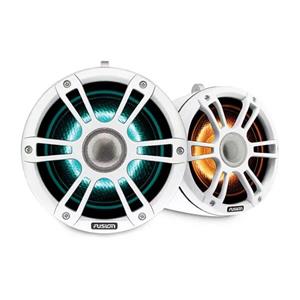 FUSION 8.8'' Sports White Tower Speaker, CRGBW LED