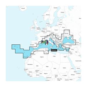 Garmin Navionics Vision+ /NVEU643L/Stredozemné a Čierne More/LARGE