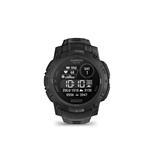 Instinct 3 - 45mm, Solar, Black, Black silicone band