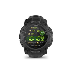 Instinct 3 - 50mm, AMOLED, Tactical Edition Black, Black silicone band