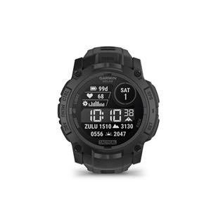 Instinct 3 - 50mm, Solar,Tactical Edition Black, Black silicone band