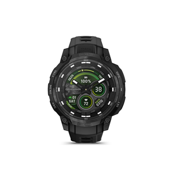 Instinct Crossover AMOLED, Tactical, Black, Black silicone band