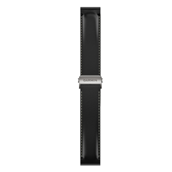Kožený remienok so sponou QuickFit 22 - Black (MARQ)