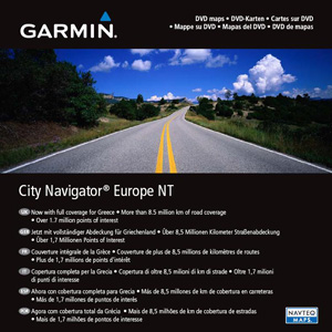 MapSource City Navigator Europe NT, DVD