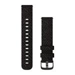 Nylonový tkaný remienok Quick Release (20 mm), Black Pepper - Slate