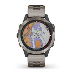 quatix 6 Sapphire, Titanium, Titanium band