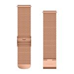 Quick Release (20 mm) remienok 18K Rose Gold PVD Milanese, pletený