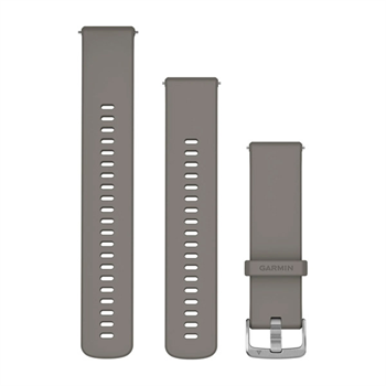 Quick Release (22 mm) remienok silikónový, Silver Gray