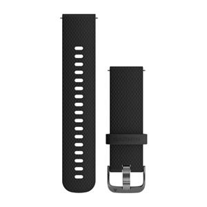 Remienok vívomove HR, Black, silikónový