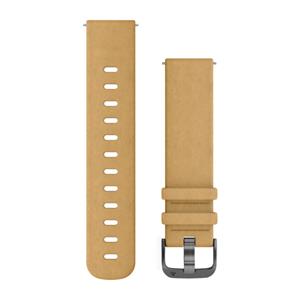 Semišový remienok Quick Release (20 mm), Tan Suede - Slate
