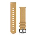 Semišový remienok Quick Release (20 mm), Tan Suede - Slate