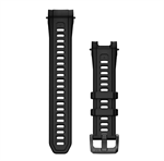 Silikonový remienok na zápästie pre Instinct 22 mm - Black s kovovou prackou