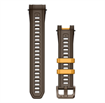 Silikonový remienok na zápästie pre Instinct 22 mm - Cocoa silicone with metal buckle (ND)