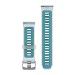 Silikónový remienok pre Forerunner 570 - 47mm, Whitestone/Turquoise - 22 mm