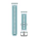 Silikónový remienok pre Forerunner 570 - 47mm, Whitestone/Turquoise - 22 mm