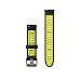 Silikónový remienok Quick Release (18 mm), Black/Amp Yellow