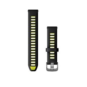 Silikónový remienok Quick Release (18 mm), Black/Amp Yellow