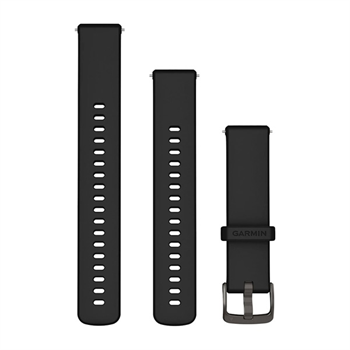 Silikónový remienok Quick Release (18 mm), Black Slate