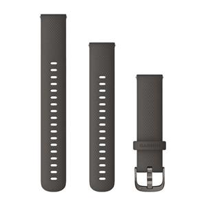 Silikónový remienok Quick Release (18 mm), Graphite - Slate