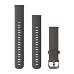 Silikónový remienok Quick Release (18 mm), Graphite - Slate