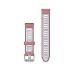 Silikónový remienok Quick Release (18 mm), Light Pink/Whitestone